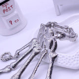 Props Gift Fun night party
 Party Punk Finger Bracelet Gothic Skull Skeleton Bone Hand Finger Bracelet - THE PLACE TO BE !!