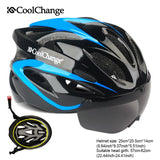 CoolChange Bicycle Helmet EPS Insect Net Road MTB Bike wind resistant
 Lenses Integrally-molded Cycling Casco Ciclismo - THE PLACE TO BE !!
