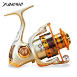 Yumoshi EF1000-7000 12BB 5.2:1 heavy metal
 rotatable Fishing Reels Fly Wheel For Fresh/ Salt Water - THE PLACE TO BE !!