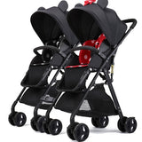 Fast shipping! Twin baby strollers ultra light portable can sit and lie detachable folding double pram can be on plane umbrellas - THE PLACE TO BE !!