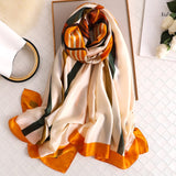2019 luxury brand women scarf summer silk scarves shawls lady wraps soft pashimina female Echarpe Designer beach stole bandana - THE PLACE TO BE !!