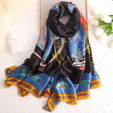 2019 luxury brand women scarf summer silk scarves shawls lady wraps soft pashimina female Echarpe Designer beach stole bandana - THE PLACE TO BE !!