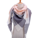 Designer 2019 knitted spring winter women scarf plaid warm cashmere scarves shawls luxury brand neck bandana  pashmina lady wrap - THE PLACE TO BE !!