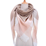 Designer 2019 knitted spring winter women scarf plaid warm cashmere scarves shawls luxury brand neck bandana  pashmina lady wrap - THE PLACE TO BE !!