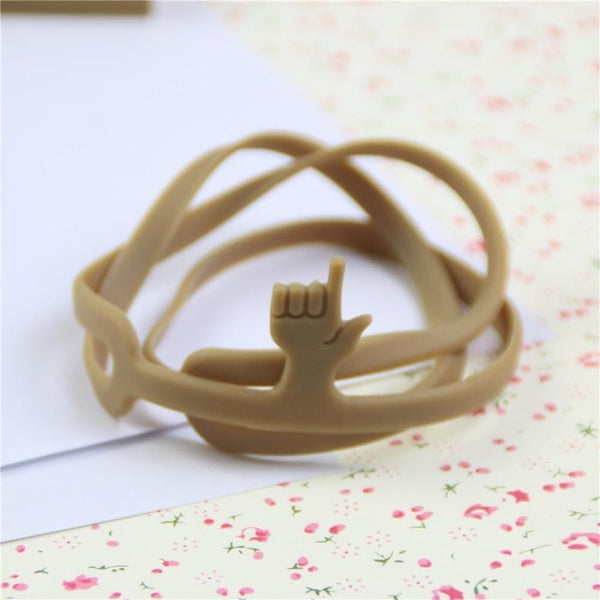 Hot Sale New Cute Silicone Finger Pointing Bookmark Book Mark Office Supply Funny Gift Drop Shipping