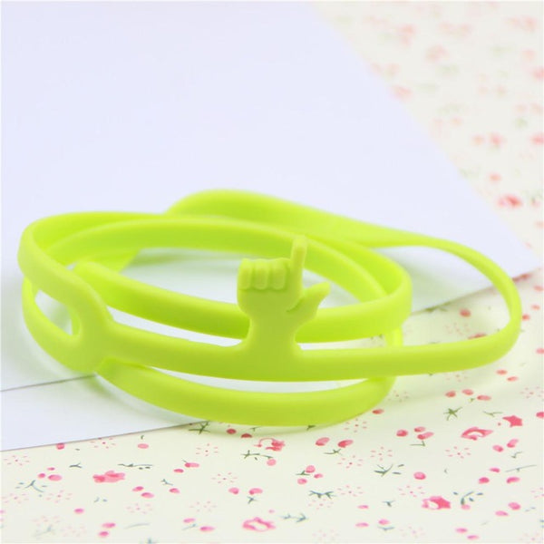 Hot Sale New Cute Silicone Finger Pointing Bookmark Book Mark Office Supply Funny Gift Drop Shipping