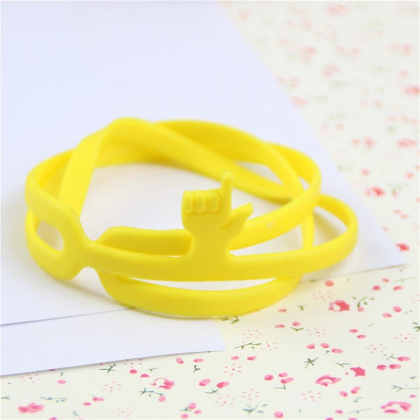 Hot Sale New Cute Silicone Finger Pointing Bookmark Book Mark Office Supply Funny Gift Drop Shipping