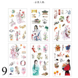 6Sheets/Pack Kawaii Stationery Stickers Cute Whale Stickers Lovely Paper Stickers For Kids DIY Diary Scrapbooking Photo Ablums