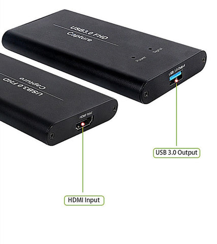 KuWFi USB3.0 HDMI 4K60Hz Video Capture HDMI to USB Video Capture Card Dongle Game Streaming Live Stream Broadcast with MICinput