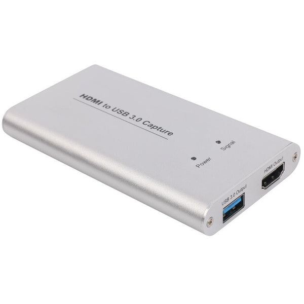 KuWFi USB3.0 HDMI 4K60Hz Video Capture HDMI to USB Video Capture Card Dongle Game Streaming Live Stream Broadcast with MICinput