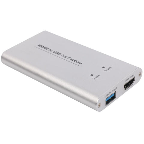 KuWFi USB3.0 HDMI 4K60Hz Video Capture HDMI to USB Video Capture Card Dongle Game Streaming Live Stream Broadcast with MICinput