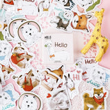 45pcs/box Japanese View Label Stickers Set Decorative Stationery Stickers Scrapbooking Diy Diary Album Stick Label
