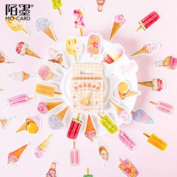 45pcs/box Japanese View Label Stickers Set Decorative Stationery Stickers Scrapbooking Diy Diary Album Stick Label