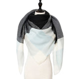 Designer Winter Women Scarf Plaid Warm Cashmere Scarves Shawls Female Luxury Brand Pashmina Scarf Lady Blanket Wraps 2019 - THE PLACE TO BE !!