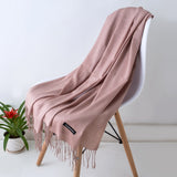 2019 New Luxury Brand Women Cashmere Solid Beach Scarf Spring /Summer Thin Pashmina Shawls and Wrap Female Foulard Hijab Stoles - THE PLACE TO BE !!