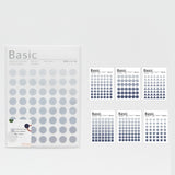 Mohamm Kawaii Base Material Dot Series Cute Sticker Custom Stickers Diary Stationary Flakes Scrapbook DIY Decorative Stickers