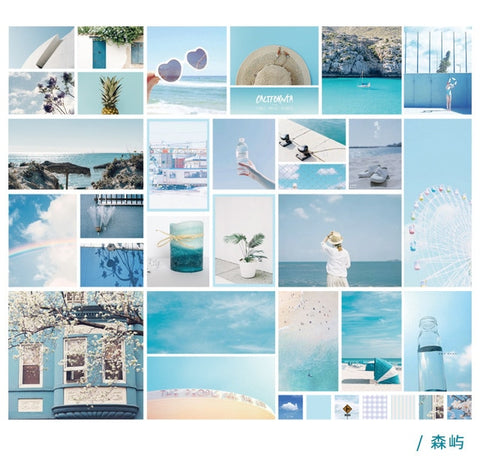 70 pcs/pack Gardenia Series Bullet Journal Decorative Washi Stickers Scrapbooking Stick Label Diary Stationery Album Stickers