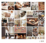 70 pcs/pack Gardenia Series Bullet Journal Decorative Washi Stickers Scrapbooking Stick Label Diary Stationery Album Stickers