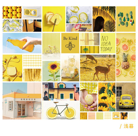 70 pcs/pack Gardenia Series Bullet Journal Decorative Washi Stickers Scrapbooking Stick Label Diary Stationery Album Stickers