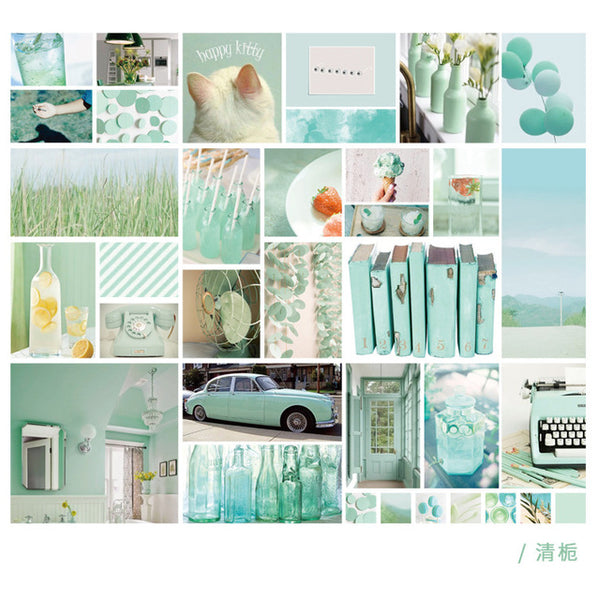 70 pcs/pack Gardenia Series Bullet Journal Decorative Washi Stickers Scrapbooking Stick Label Diary Stationery Album Stickers