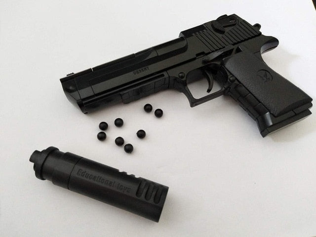 2019 Can Fire Desert Eagle Assembly Gun Pistol Rifle DIY Building Blocks 3D Miniature Model Plastic Toy Gift for Boy Kids - THE PLACE TO BE !!