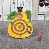 Baby Wooden Toys Maze Game toy Monterey Shuttle Early Learning Magnetic Puzzle Snail Monkey Labyrinth For Baby toys 0-12months