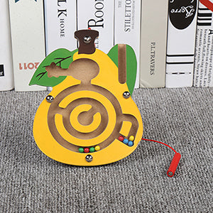 Baby Wooden Toys Maze Game toy Monterey Shuttle Early Learning Magnetic Puzzle Snail Monkey Labyrinth For Baby toys 0-12months