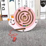 Baby Wooden Toys Maze Game toy Monterey Shuttle Early Learning Magnetic Puzzle Snail Monkey Labyrinth For Baby toys 0-12months