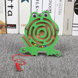 Baby Wooden Toys Maze Game toy Monterey Shuttle Early Learning Magnetic Puzzle Snail Monkey Labyrinth For Baby toys 0-12months