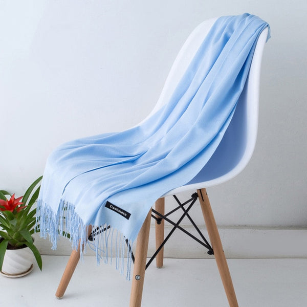 2019 New Hot Sale Men Scarf Unisex Thick Warm Winter Scarves Cashmere Scarf Black and Gray Gentleman's Bussiness Scarves