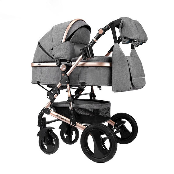 Luxmom  Stroller 2-in-1 stroller two-way trolley adjustable armrest Four seasons are suitable for use free shipping