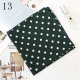 50*50cm Satin Silk Scarf Fashion Women Neck Scarf Print Square Flight Attendants Handkerchief Rings Lady Hair Scarf - THE PLACE TO BE !!