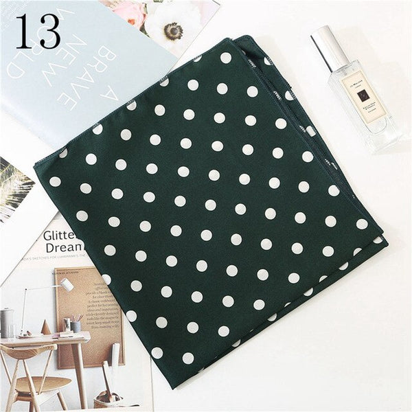 50*50cm Satin Silk Scarf Fashion Women Neck Scarf Print Square Flight Attendants Handkerchief Rings Lady Hair Scarf