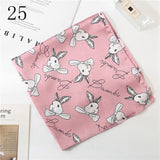 50*50cm Satin Silk Scarf Fashion Women Neck Scarf Print Square Flight Attendants Handkerchief Rings Lady Hair Scarf - THE PLACE TO BE !!