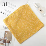 50*50cm Satin Silk Scarf Fashion Women Neck Scarf Print Square Flight Attendants Handkerchief Rings Lady Hair Scarf - THE PLACE TO BE !!