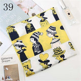 50*50cm Satin Silk Scarf Fashion Women Neck Scarf Print Square Flight Attendants Handkerchief Rings Lady Hair Scarf - THE PLACE TO BE !!