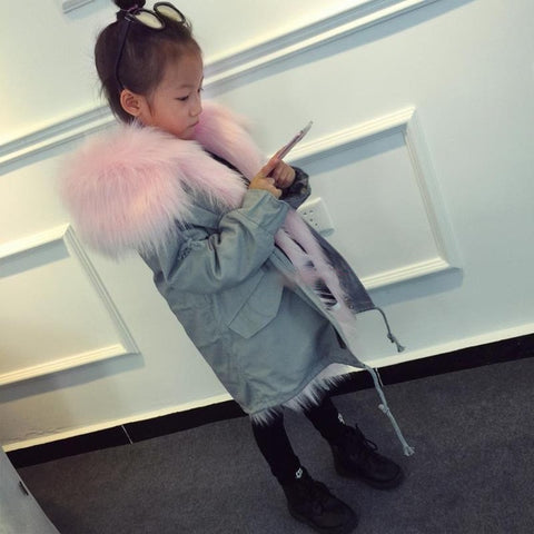 Cold Russian Winter Girls Jackets 2019 Boys Coat Hooded Faux Fur Children Parkas Casual Thicken Warm Baby Kids Clothes Outerwear