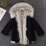 Cold Russian Winter Girls Jackets 2019 Boys Coat Hooded Faux Fur Children Parkas Casual Thicken Warm Baby Kids Clothes Outerwear - THE PLACE TO BE !!