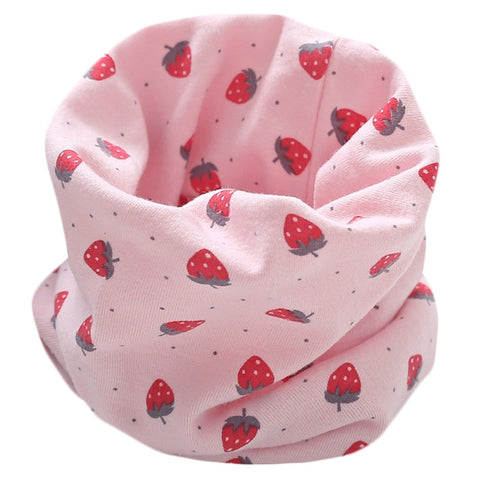Spring Autumn Children's Cotton Scarf Baby Kids Scarf Winter Boys Girls Cartoon Scarves Child Collar O Ring Magic Neckerchief