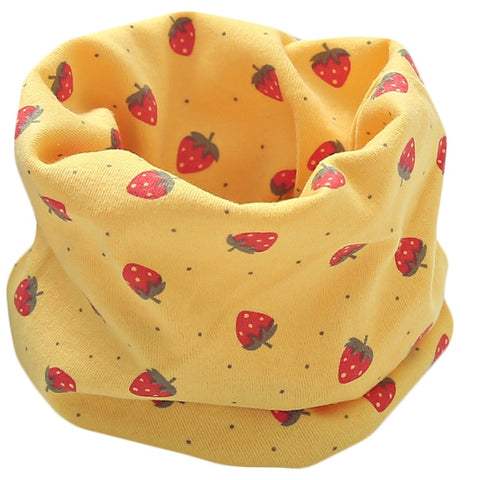 Spring Autumn Children's Cotton Scarf Baby Kids Scarf Winter Boys Girls Cartoon Scarves Child Collar O Ring Magic Neckerchief