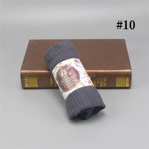 wholesale price 70*180cm women muslim crinkle hijab scarf femme musulman soft cotton headscarf islamic hijab shawls and wraps