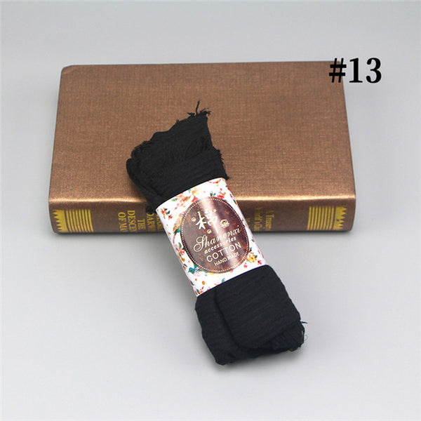 wholesale price 70*180cm women muslim crinkle hijab scarf femme musulman soft cotton headscarf islamic hijab shawls and wraps