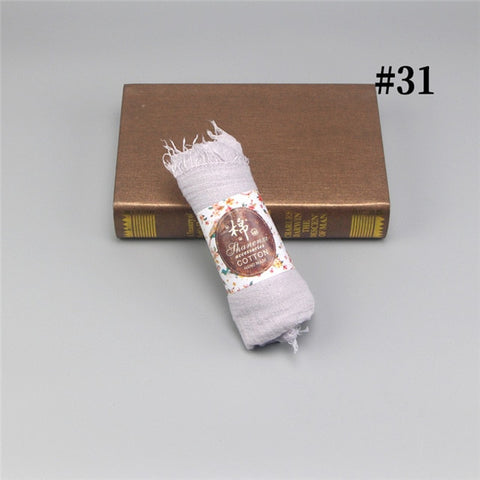 wholesale price 70*180cm women muslim crinkle hijab scarf femme musulman soft cotton headscarf islamic hijab shawls and wraps