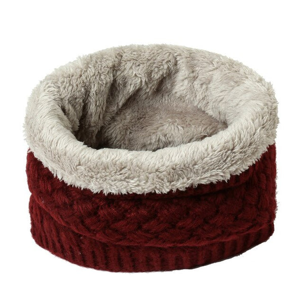 2019 winter warm scarf for women knitted neck scarves rings plush children men's collar ring female foulard neckerchief