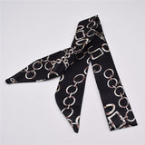 Small Silk Scarf For Women 2019 New Print Handle Bag Ribbons Brand Fashion Head Scarf Small Long Skinny Scarves Wholesale - THE PLACE TO BE !!