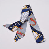 Small Silk Scarf For Women 2019 New Print Handle Bag Ribbons Brand Fashion Head Scarf Small Long Skinny Scarves Wholesale - THE PLACE TO BE !!
