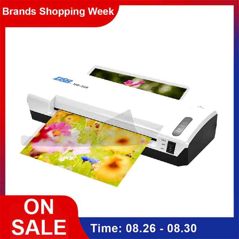 A4 Photo Laminator Hot Cold Laminator Fast Speed Film Laminating Plastificadora Machine Laminating W/ Free Paper Trimmer Cutter - THE PLACE TO BE !!