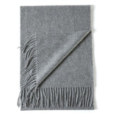 CAVME TOP Grade 100% Cashemere Scarf for Girls Boy Kids Red Christmas Solid Color Scarves Gift 28*180cm 120g CUSTOM Letter - THE PLACE TO BE !!