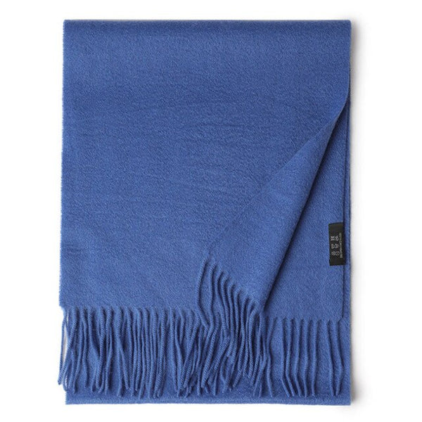 CAVME TOP Grade 100% Cashemere Scarf for Girls Boy Kids Red Christmas Solid Color Scarves Gift 28*180cm 120g CUSTOM Letter