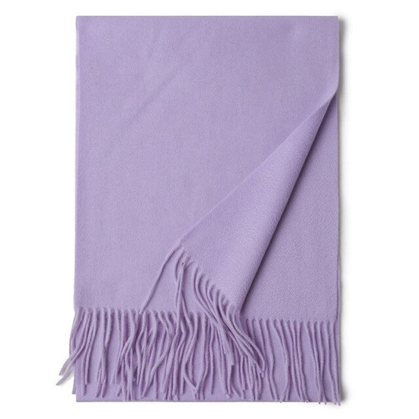 CAVME TOP Grade 100% Cashemere Scarf for Girls Boy Kids Red Christmas Solid Color Scarves Gift 28*180cm 120g CUSTOM Letter